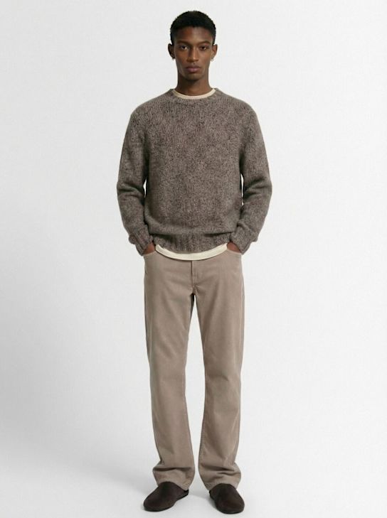 The Row: Pellegrino羊绒圆领毛衣 - Sepia - men_1 | Luisa Via Roma