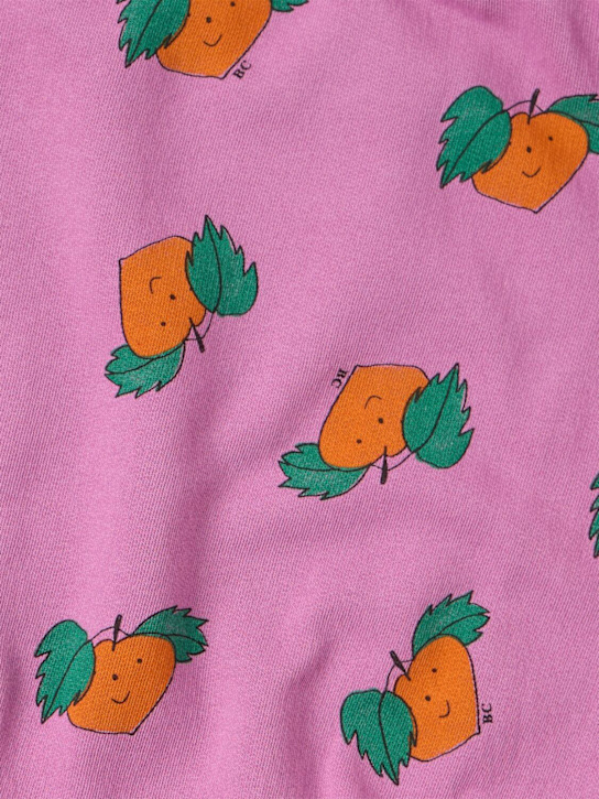 Bobo Choses: 印花棉质卫衣 - 紫色 - kids-girls_1 | Luisa Via Roma