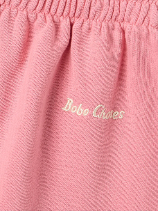 Bobo Choses: 棉质短裙 - 粉色 - kids-girls_1 | Luisa Via Roma