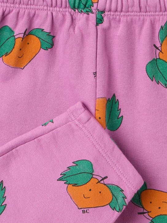 Bobo Choses: 印花混棉裤 - 紫色 - kids-girls_1 | Luisa Via Roma