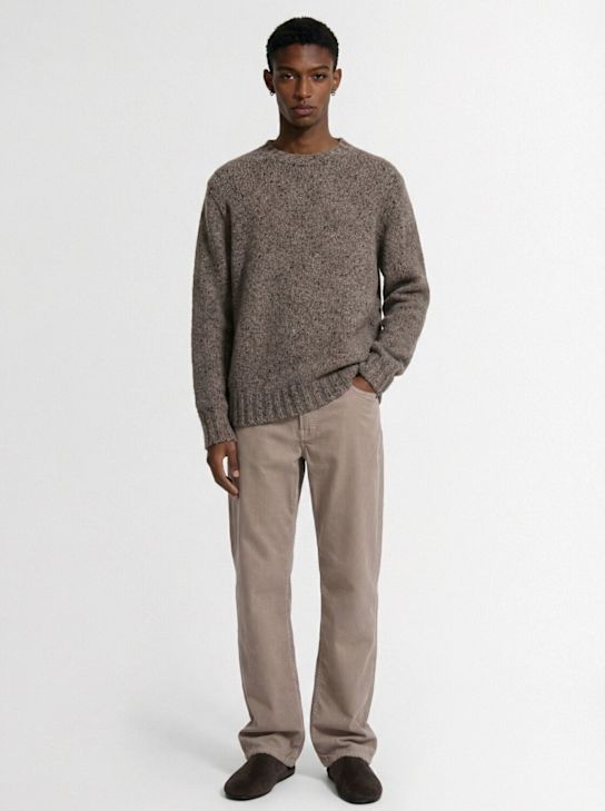 The Row: Rossen cotton pants - Light Pebble - men_1 | Luisa Via Roma