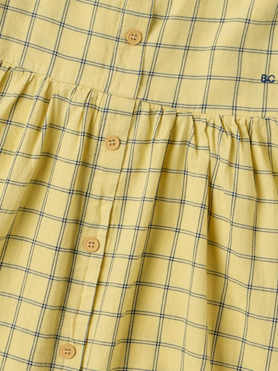 Bobo Choses: Printed cotton poplin dress - Amarillo - kids-girls_1 | Luisa Via Roma