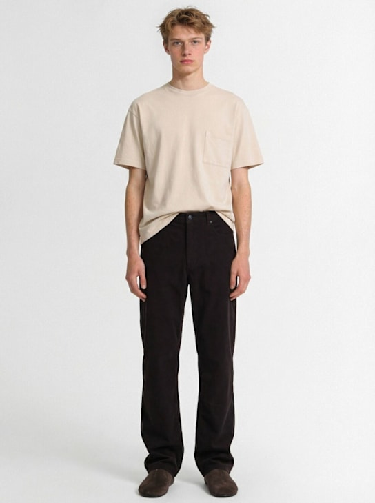 The Row: Fred stretch corduroy pants - Marrone - men_1 | Luisa Via Roma