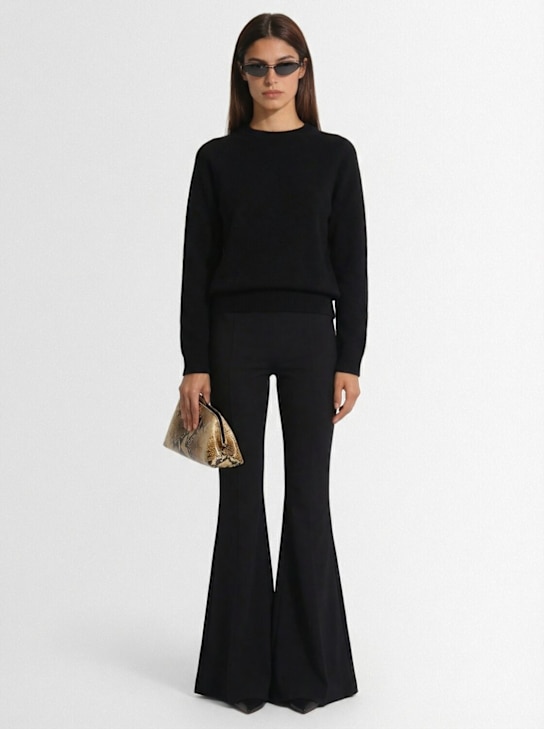 Catalina: Venezia flared pants - 黑色 - women_1 | Luisa Via Roma