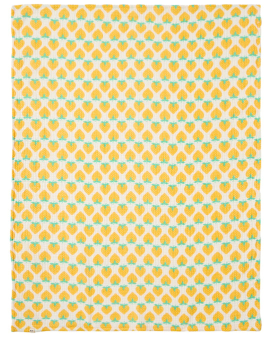 Bobo Choses: Printed cotton muslin blanket - kids-girls_0 | Luisa Via Roma