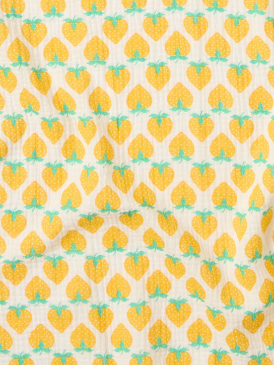 Bobo Choses: Printed cotton muslin blanket - kids-girls_1 | Luisa Via Roma