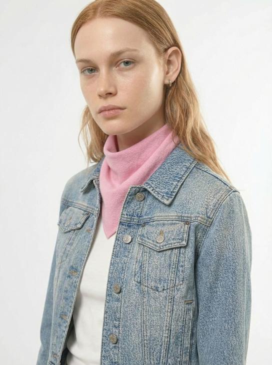 Amiya: La Mini scarf - Pink - women_1 | Luisa Via Roma