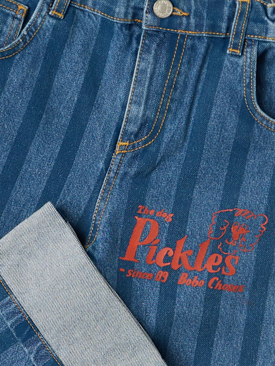 Bobo Choses: 棉质裤子 - 蓝色 - kids-boys_1 | Luisa Via Roma