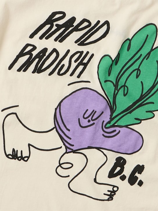 Bobo Choses: 印花棉质T恤 - 白色 - kids-boys_1 | Luisa Via Roma