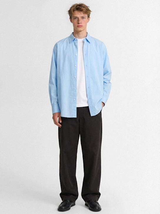 The Row: Ottis cotton blend gabardine pants - Mud - men_1 | Luisa Via Roma