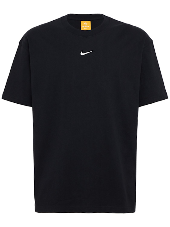 Nike: Nocta short sleeve t-shirt - Black/White - men_0 | Luisa Via Roma