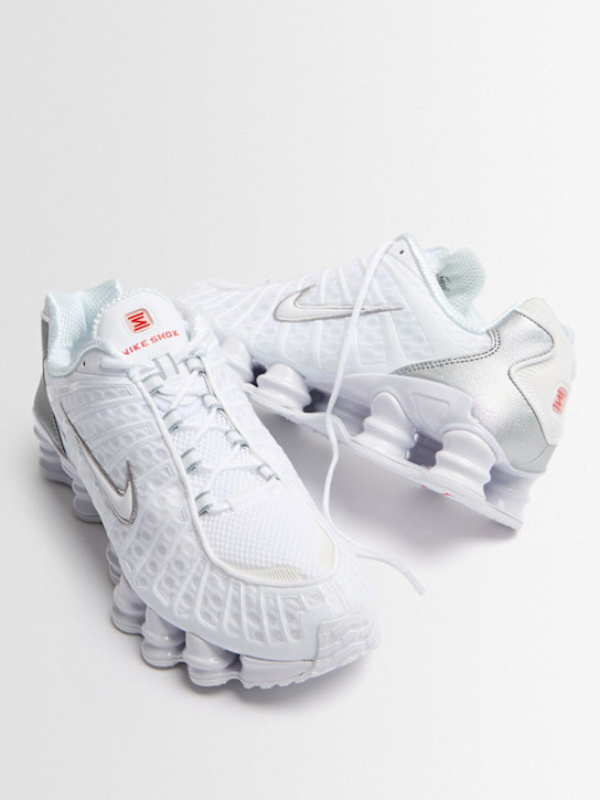 Nike: Shox TL sneakers - White/White-met - men_1 | Luisa Via Roma