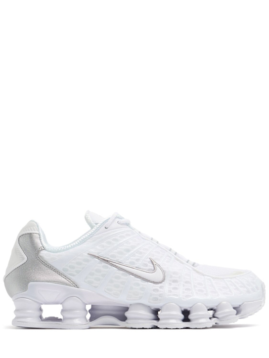 Nike: Shox TL sneakers - White/White-met - men_0 | Luisa Via Roma