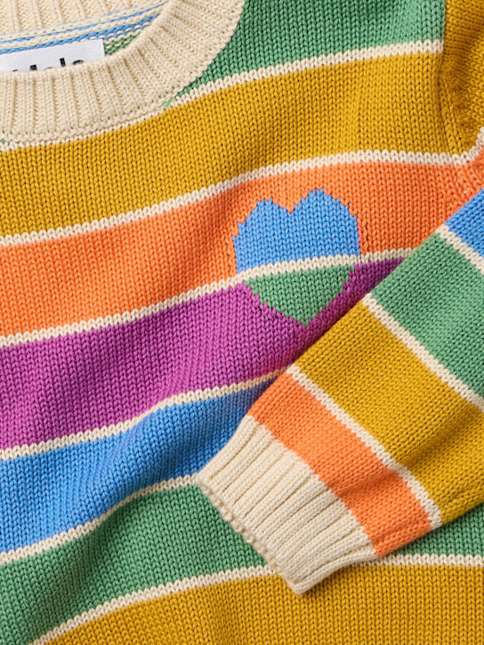 Molo: Printed cotton sweatshirt - Multicolo - kids-boys_1 | Luisa Via Roma