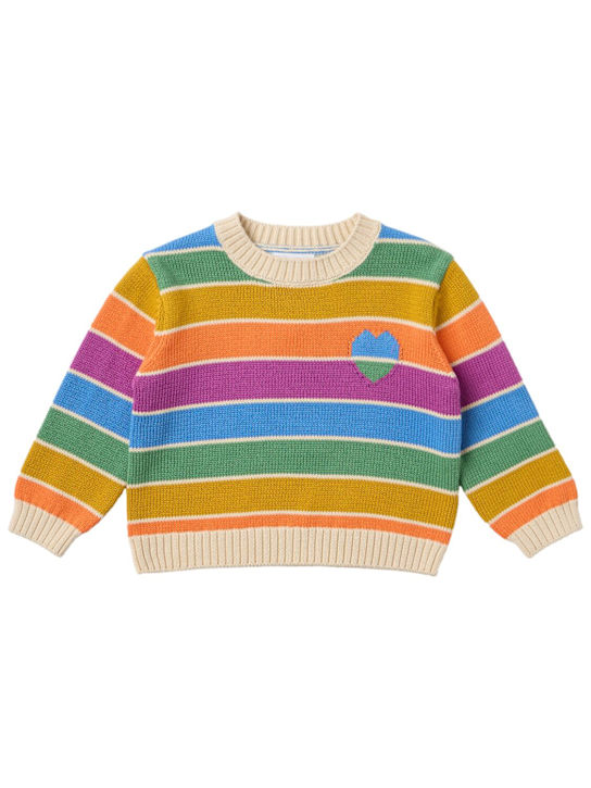 Molo: Printed cotton sweatshirt - Multicolo - kids-boys_0 | Luisa Via Roma