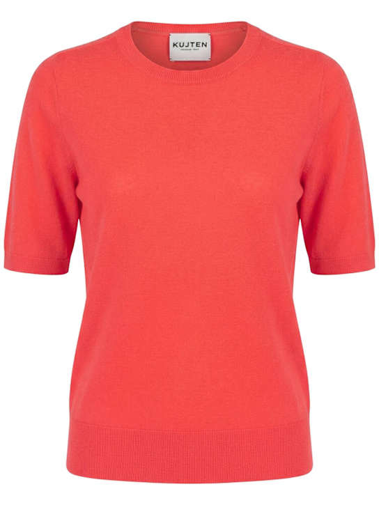 Kujten: Salia short sleeve sweater - Naranja - women_0 | Luisa Via Roma