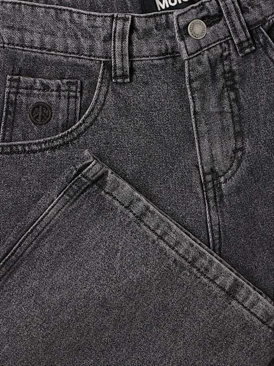 Molo: Cotton blend jeans - 灰色 - kids-girls_1 | Luisa Via Roma