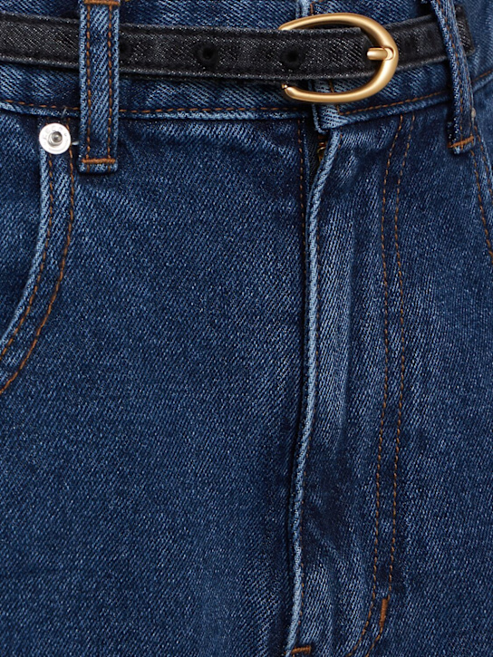 Eenk: Straight denim jeans - Blue - women_1 | Luisa Via Roma