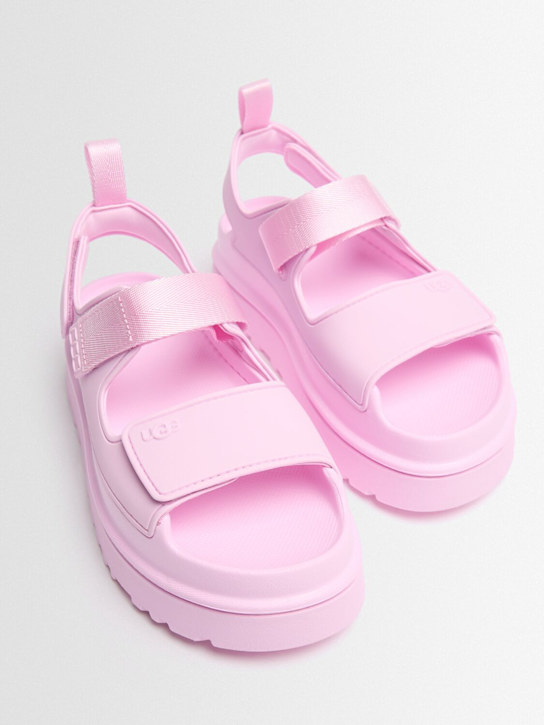 Ugg: 44mm Golden Glow TPU sandals - Pink Diamond - women_1 | Luisa Via Roma