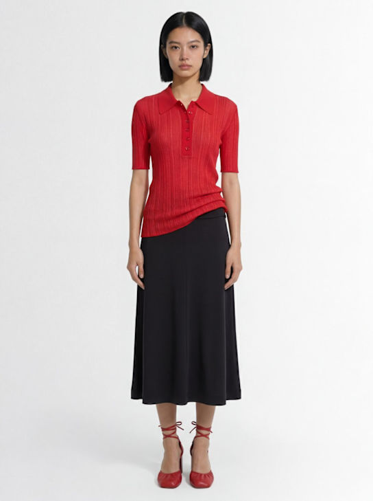 Gestuz: Clene top - 红色 - women_1 | Luisa Via Roma