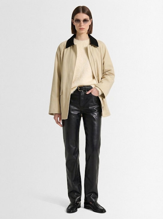 Agolde: 低腰修身长裤 - 黑色 - women_1 | Luisa Via Roma