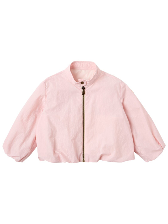 Moncler: Rasime nylon blend jacket - Rosa - kids-girls_0 | Luisa Via Roma