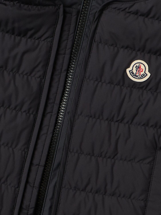 Moncler: Gizem 3-in-1 tech down jacket - Black - kids-boys_1 | Luisa Via Roma