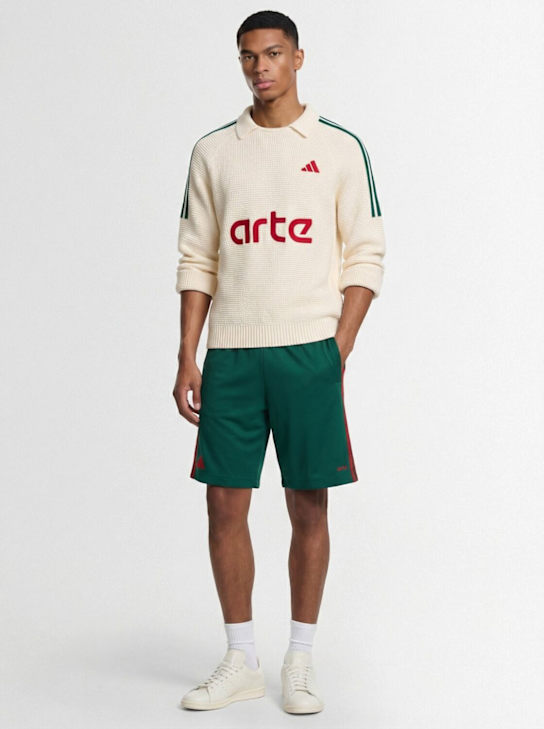 adidas Originals: Arte Antwerp shorts - Cgreen - men_1 | Luisa Via Roma