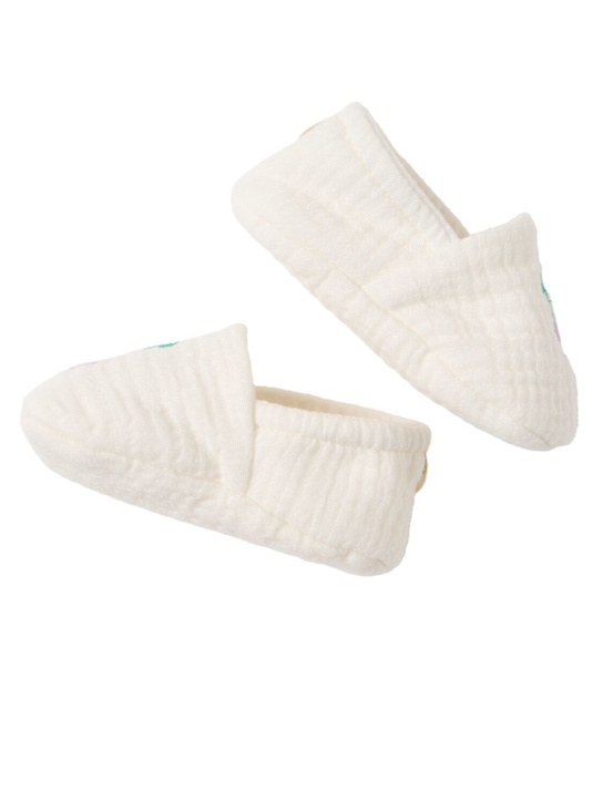 Bobo Choses: 棉质拖鞋 - 米黄色 - kids-boys_1 | Luisa Via Roma