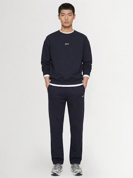 SOTF: Standard crewneck sweatshirt - ネイビー - men_1 | Luisa Via Roma