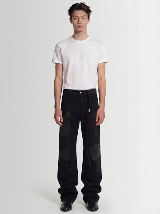 Ann Demeulemeester: Modest 5-pocket relaxed bootcut pants - men_1 | Luisa Via Roma