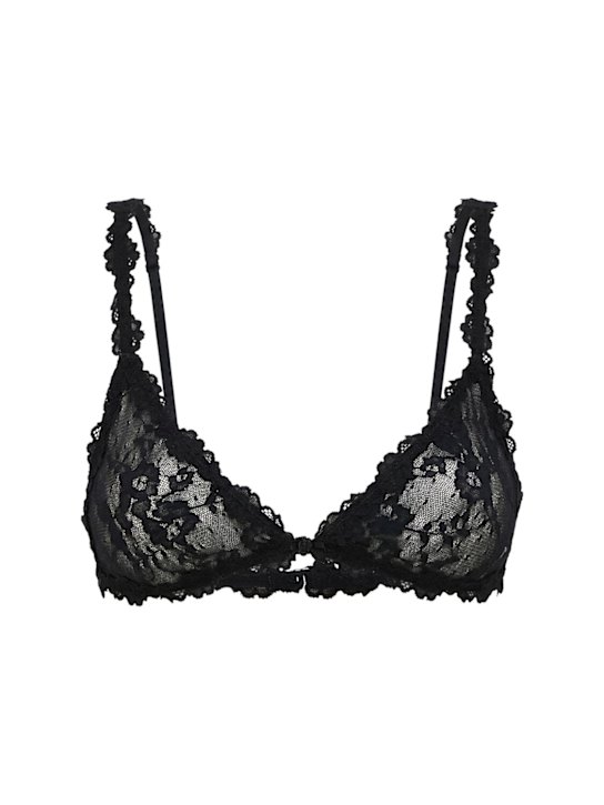 Skims: Triangle bralette - Soot - women_0 | Luisa Via Roma