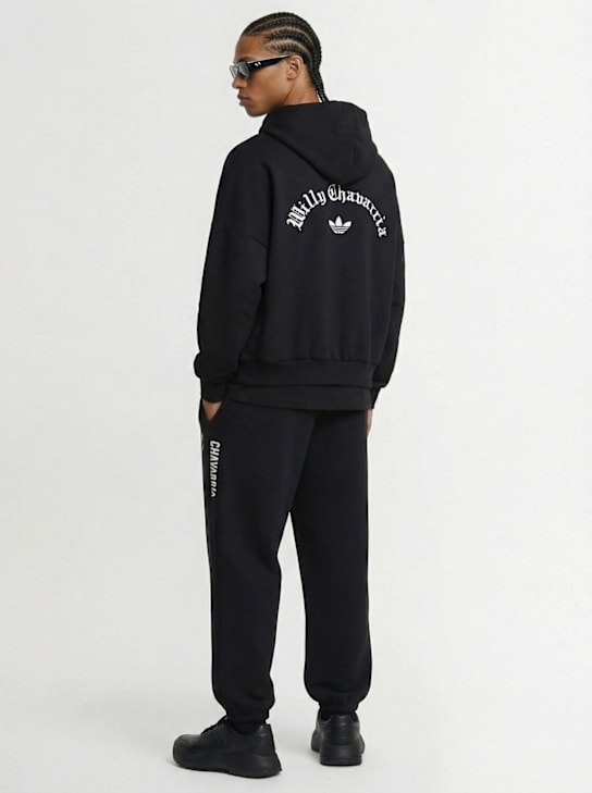 adidas Originals: Willy Chavarria zip hoodie - Schwarz - men_1 | Luisa Via Roma