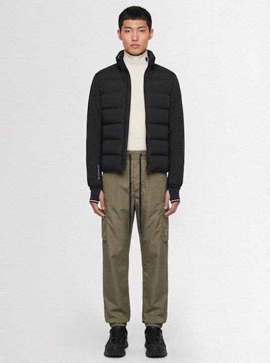 Moncler Grenoble: Araripe nylon down ski jacket - ブラック - men_1 | Luisa Via Roma