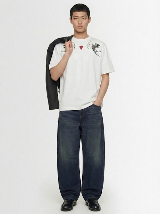 Fiorucci: Double Cupid relaxed t-shirt - ホワイト - men_1 | Luisa Via Roma