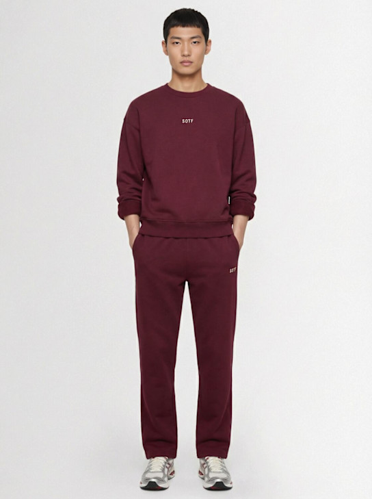 SOTF: Standard crewneck sweatshirt - ボルドー - men_1 | Luisa Via Roma