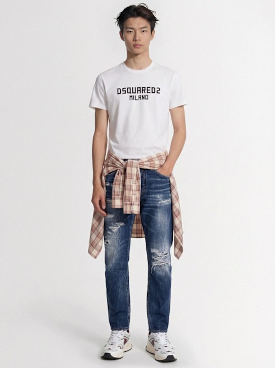 Dsquared2: Bro jeans - Navy - men_1 | Luisa Via Roma