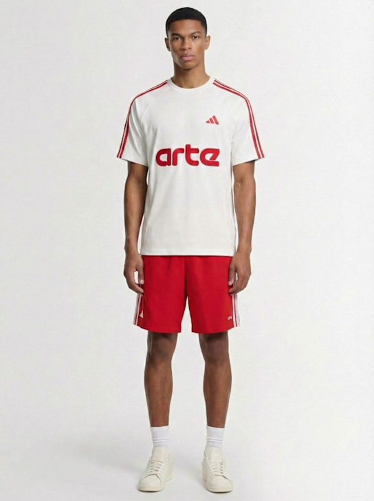 adidas Originals: Arte Antwerp jersey t-shirt - White - men_1 | Luisa Via Roma