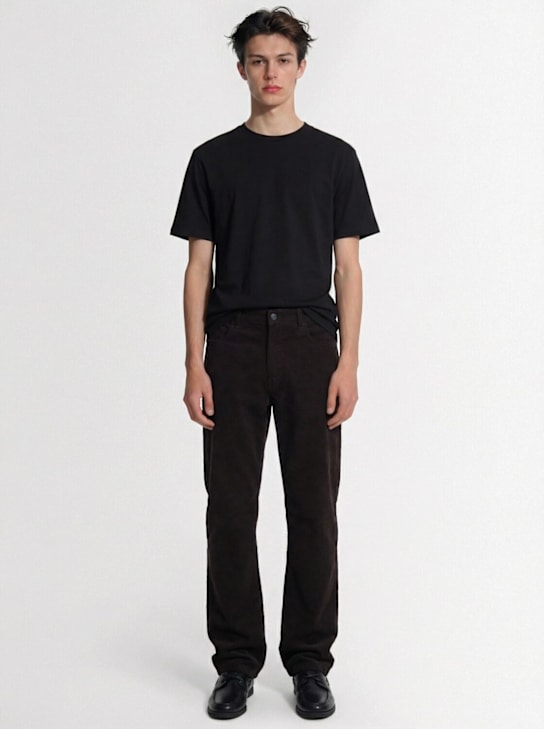 The Row: Errigal cotton jersey t-shirt - Black - men_1 | Luisa Via Roma