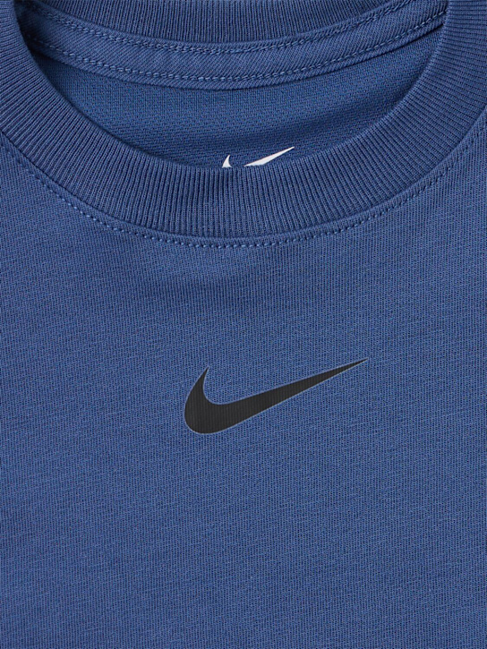 Nike: Performance t-shirt - Mystic Navy/Bla - kids-boys_1 | Luisa Via Roma