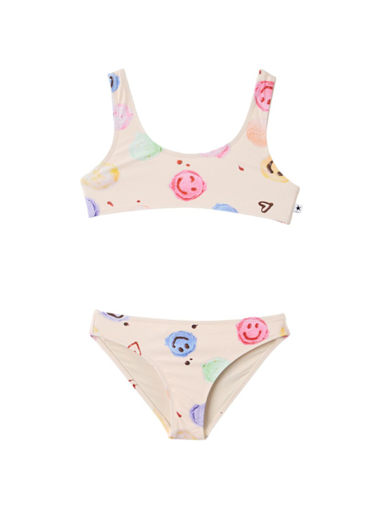 Molo: Printed recycled lycra bikini - 多色 - kids-girls_0 | Luisa Via Roma