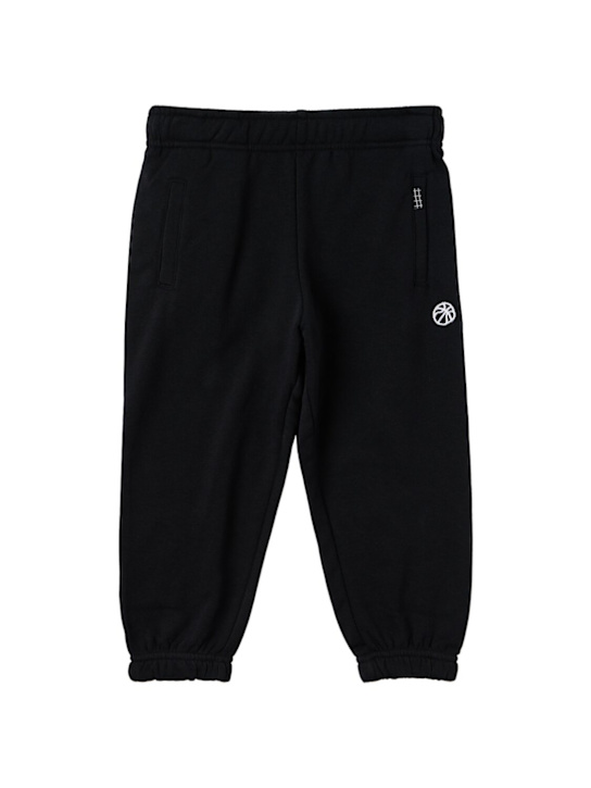 Molo: Cotton blend pants - 黑色 - kids-boys_0 | Luisa Via Roma