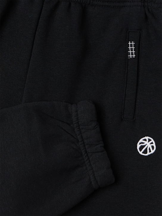 Molo: Cotton blend pants - 黑色 - kids-boys_1 | Luisa Via Roma