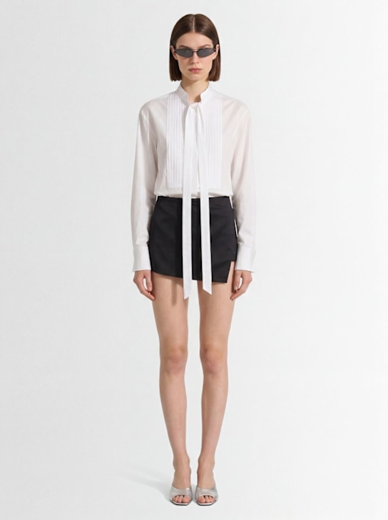 The Attico: Mini dress - 黑色/白色 - women_1 | Luisa Via Roma