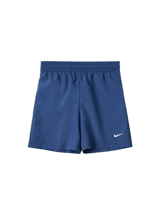 Nike: Multi shorts - Mystic Navy/Whi - kids-boys_0 | Luisa Via Roma