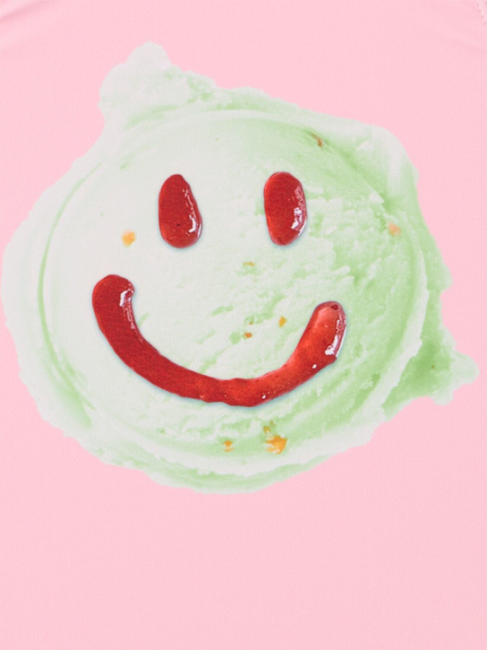 Molo: Printed recycled one piece swimsuit - 多色 - kids-girls_1 | Luisa Via Roma