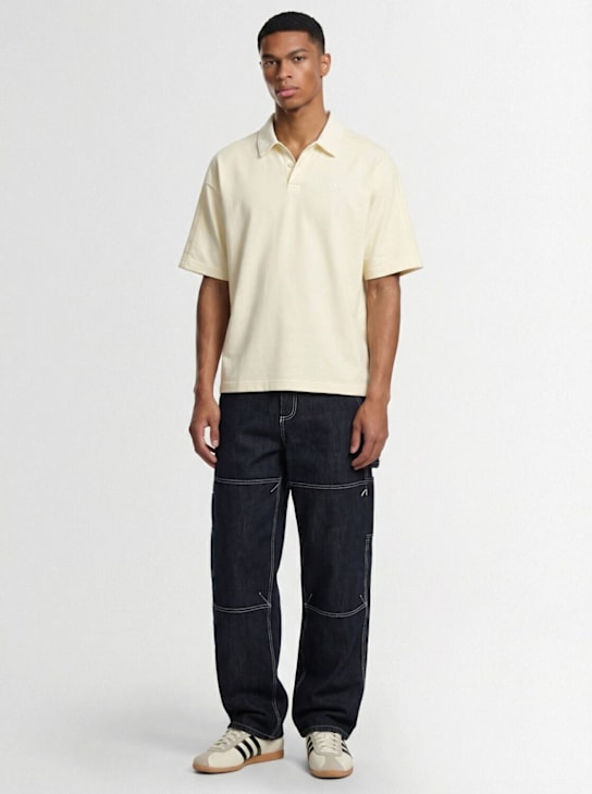 adidas Originals: Premium Essentials polo - 白色 - men_1 | Luisa Via Roma