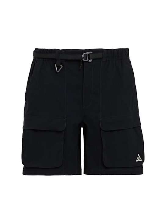 Nike: ACG Smith Summit Cargo shorts - Black/Anthracite - men_0 | Luisa Via Roma