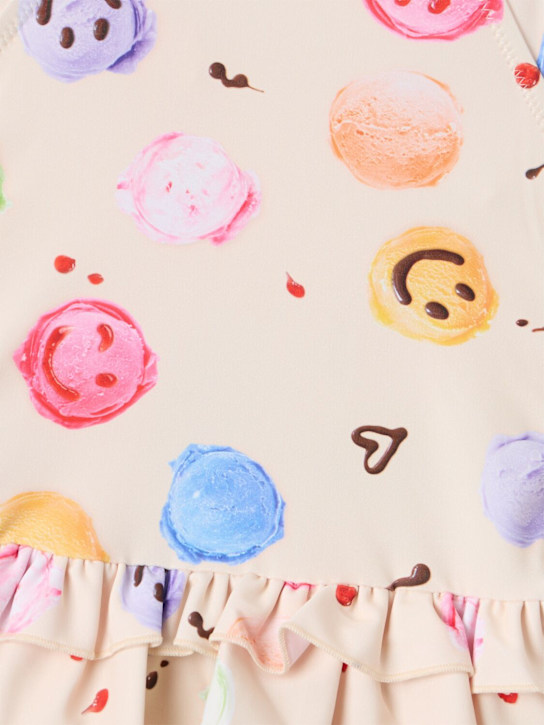 Molo: Printed lycra one piece swimsuit - 多色 - kids-girls_1 | Luisa Via Roma