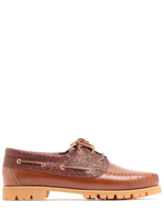 Vinny's: Aztec boat shoes - 棕色 - men_0 | Luisa Via Roma